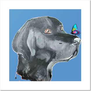 English Black Lab Posters and Art